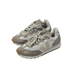 Veja Women's Taupe and White Sneakers